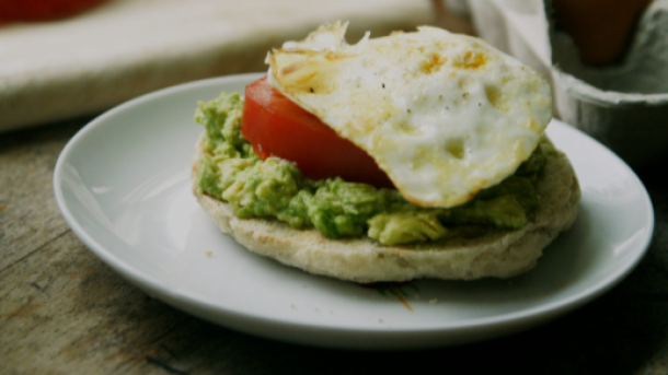 Avocado Egg White Scramble