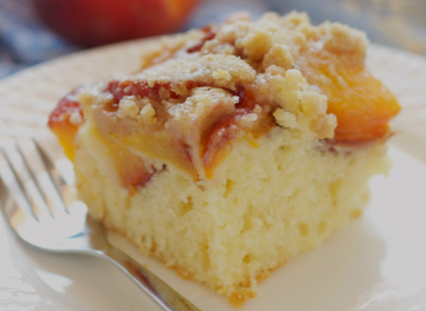 Fresh Peach Cake Recipe