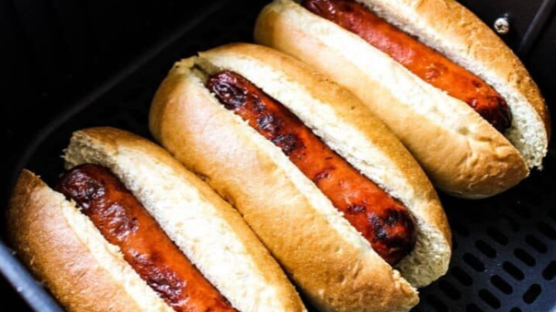 Air Fryer Hot Dogs