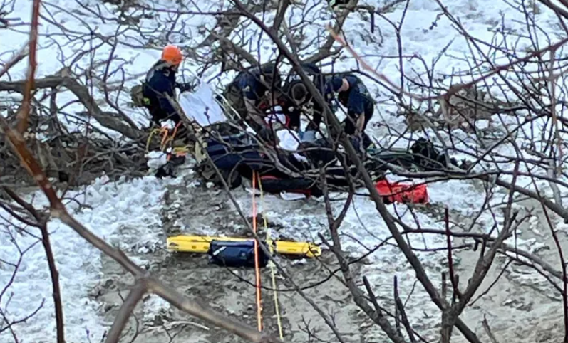 Alaska Cliff Rescue: Man and Dog Saved After Fall Alaska Cliff Rescue
