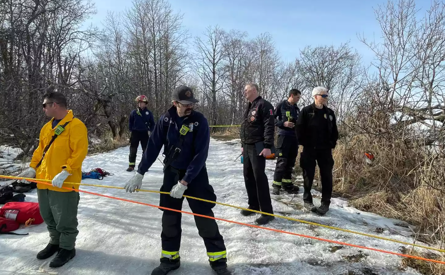 Alaska Cliff Rescue: Man and Dog Saved After Fall Alaska Cliff Rescue