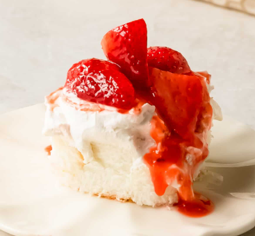 Strawberry Angel Food Cake Dessert