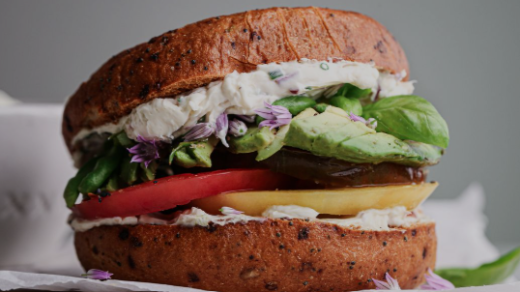 Veggie Bagel Sandwich