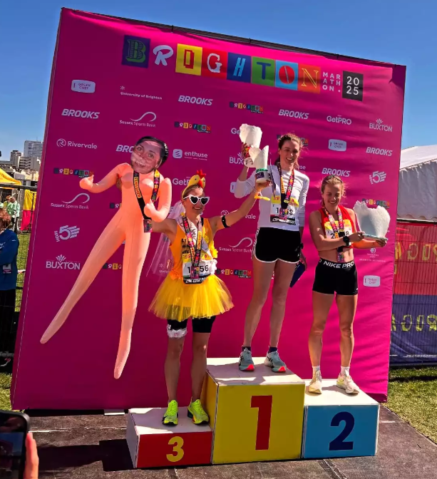 Brighton Marathon 2025: Bachelorette and a Podium Finish Brighton Marathon 2025