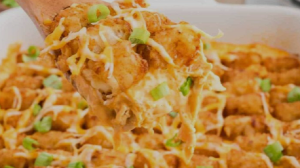 Buffalo Chicken Casserole