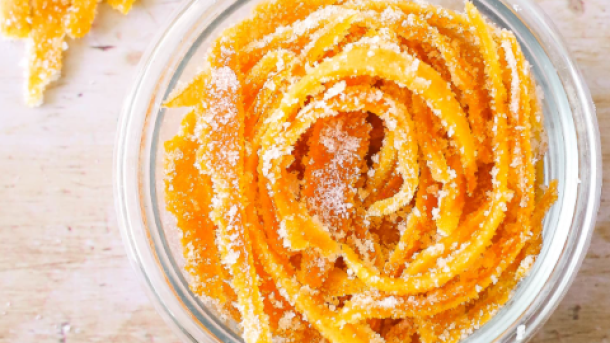 Candied Orange Peel Recipe
