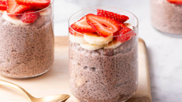 Strawberry Chia Pudding