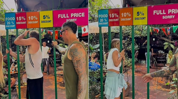 Thailand restaurant body size discount goes viral Thailand restaurant body size discount