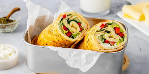 High-Protein Breakfast Ideas: Easy Cottage Cheese Wrap High-Protein Breakfast Ideas
