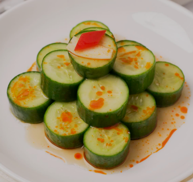 Cucumber Salad Recipe with Sesame and Chili Flavors Cucumber