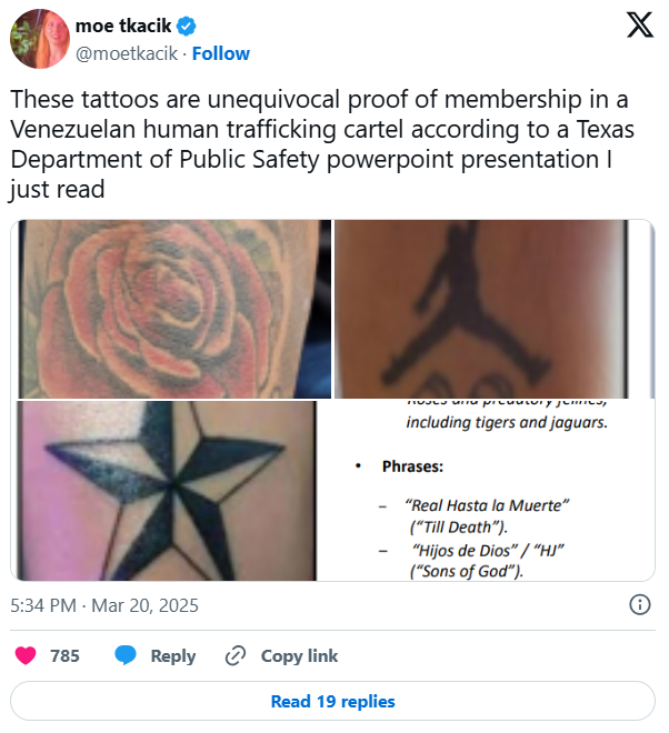 US Deportation of Venezuelans: Tattoos and Controversy US Deportation of Venezuelans