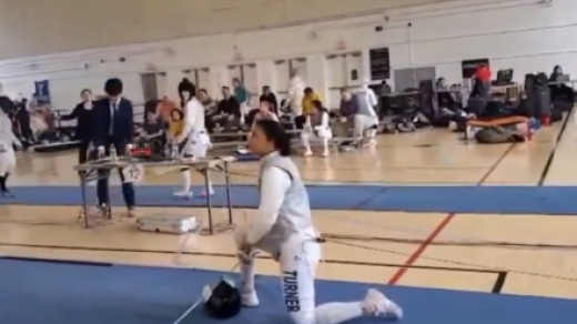 Stephanie Turner Fencing Protest