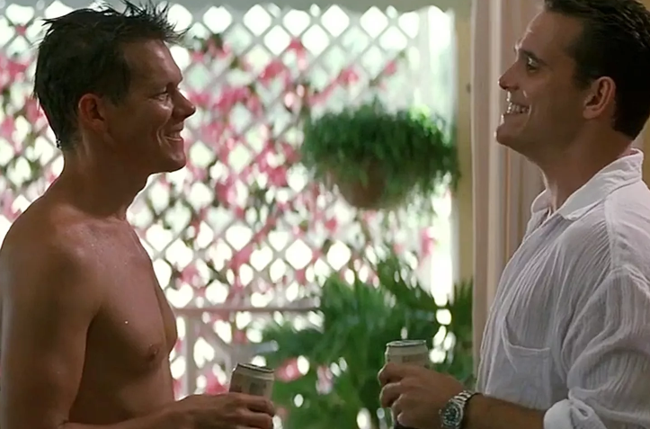 Kevin Bacon Matt Dillon Wild Things Kiss That Was Cut Kevin Bacon Matt Dillon Wild Things