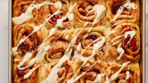 Strawberry Lemon Rolls