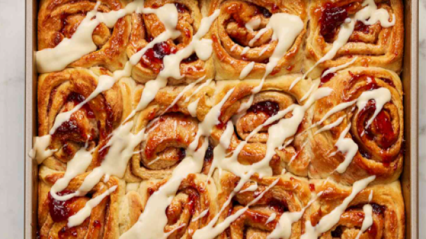Strawberry Lemon Rolls