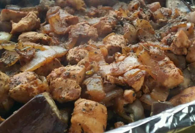 Mediterranean Chicken Recipe With Eggplant And Herbs Mediterranean Chicken Recipe