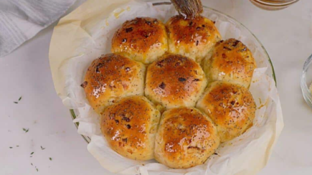 Soft Onion Rolls Recipe