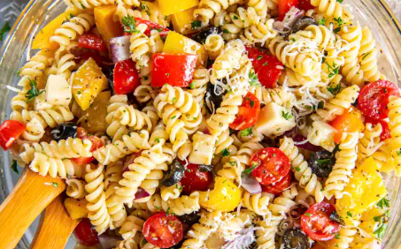 Italian Pasta Salad Recipe with Colorful Veggies Italian Pasta Salad