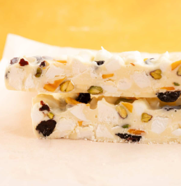 White Chocolate Rocky Road with Mango & Meringue White Chocolate Rocky Road