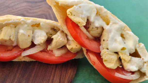 Chicken Pita Sandwich Recipe
