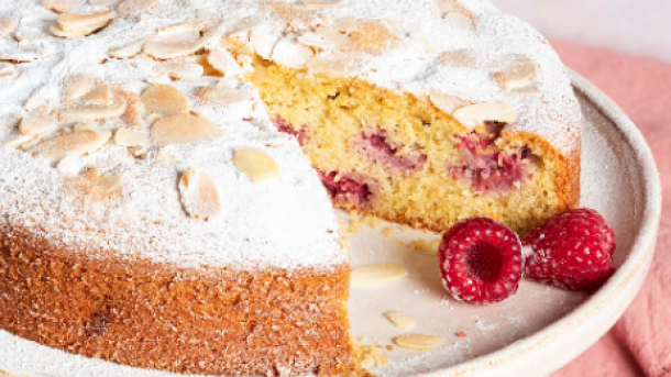 Raspberry Almond Cake Recipe