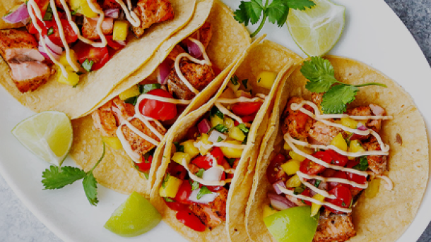 Salmon Tacos