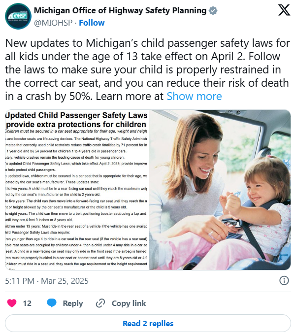 Child Car Seat Safety