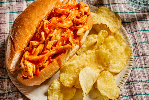 Slow Cooker Buffalo Chicken Sandwiches Recipe Guide Slow Cooker Buffalo Chicken Sandwiches