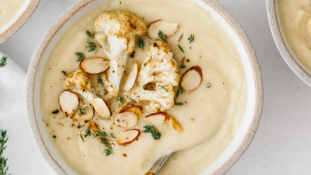 Roasted Cauliflower Soup Recipe