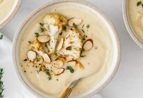 Roasted Cauliflower Soup Recipe: Healthy & Delicious Soup Roasted Cauliflower Soup Recipe