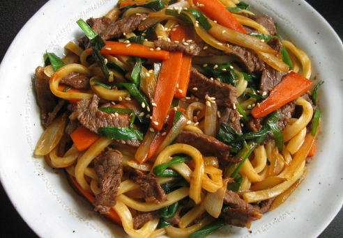 Spicy Beef Udon Noodles Recipe