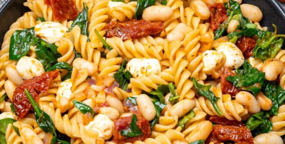 White Bean Pasta Recipe with Cherry Tomatoes & Lemon White Bean Pasta Recipe