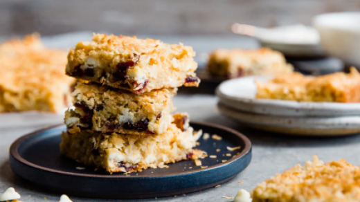 White Chocolate Coconut Brownies