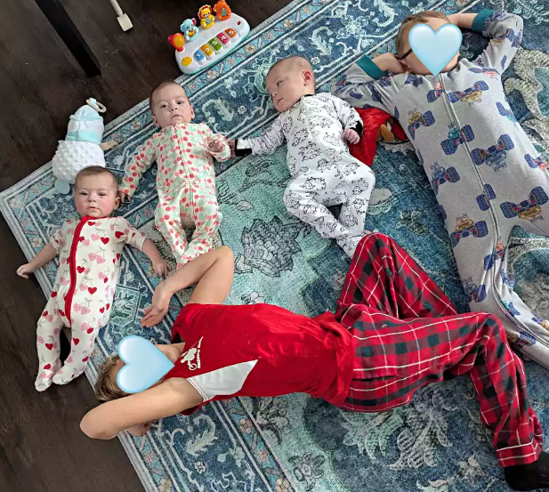 Disabled parents raising triplets balance life with love Disabled parents raising triplets