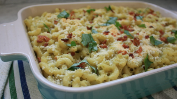 Bacon White Cheddar Mac and Cheese