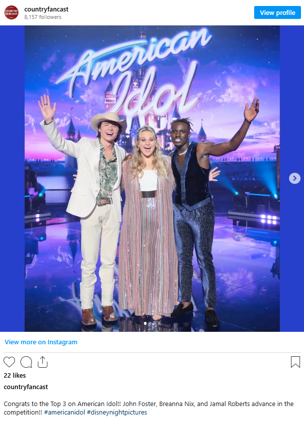 Jamal Roberts Baby Gianna Grace Shines On Idol Night Jamal Roberts Baby Gianna Grace