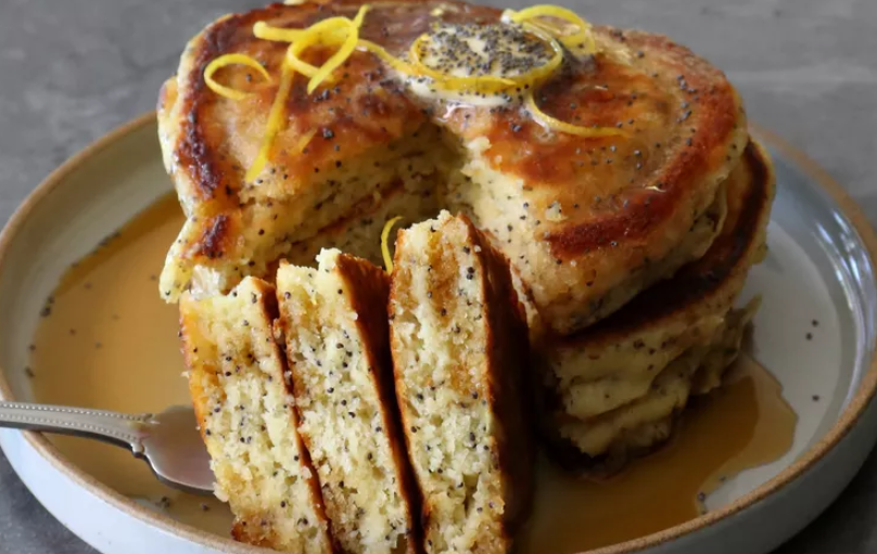 Lemon Poppy Seed Pancakes Recipe For A Zesty Breakfast Lemon Poppy Seed Pancakes Recipe