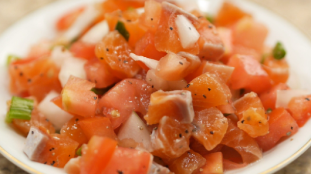 Lomi Lomi Salmon Recipe
