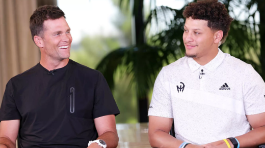 Patrick Mahomes Tom Brady Miami Grand Prix