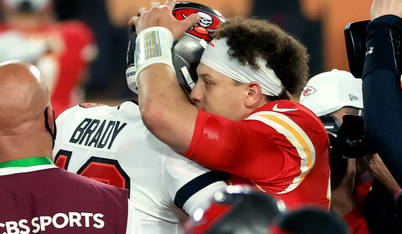 Patrick Mahomes Tom Brady Miami Grand Prix