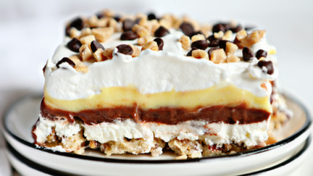 Piggy Pudding Dessert Cake Recipe
