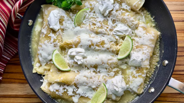 Rotisserie Chicken Enchiladas