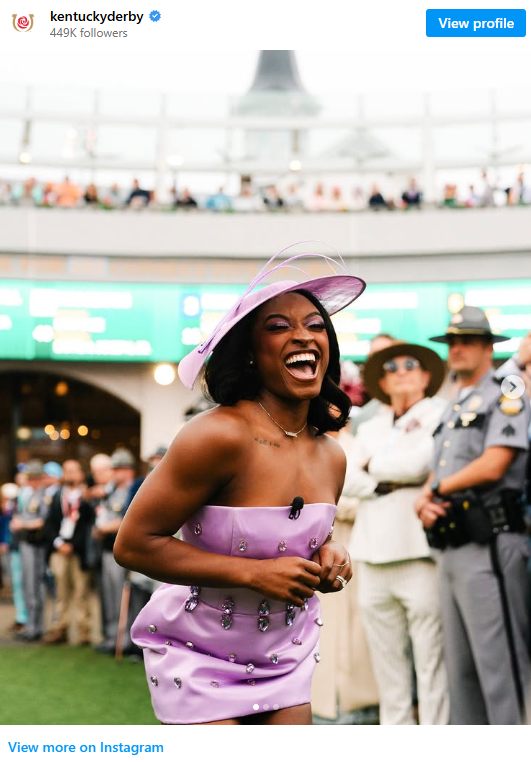 Simone Biles Kentucky Derby 2025: Style & Ceremony Shine Simone Biles Kentucky Derby 2025