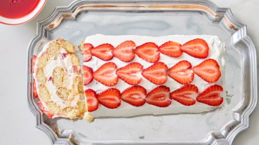 Strawberry Tiramisu Roll Recipe