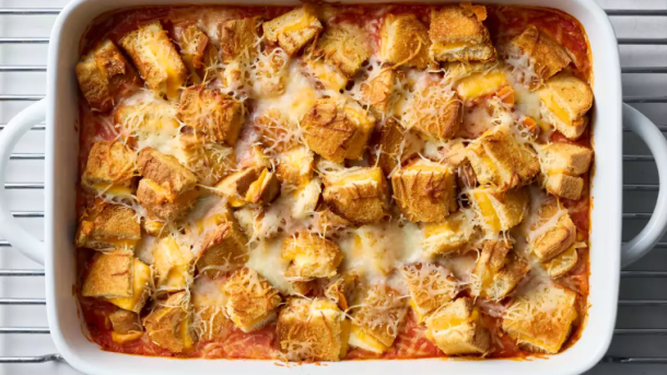 Tomato Soup And Grilled Cheese Casserole
