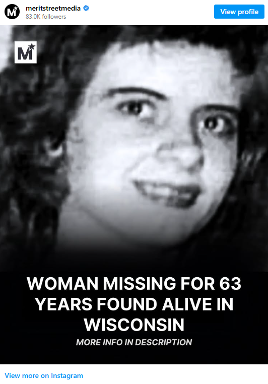 Audrey Backeberg Missing Case: Solved After 60 Years Audrey Backeberg Missing Case